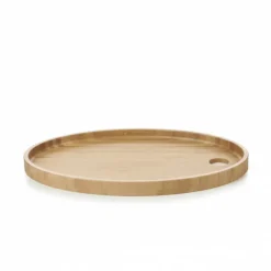REVOL Servir, Présenter|Plateau pour Assiette Ovale Bambou 36,5 x 25 cm Basalt