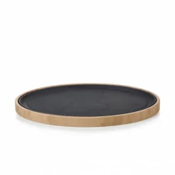 REVOL Servir, Présenter|Plateau pour Assiette Ovale Bambou 36,5 x 25 cm Basalt