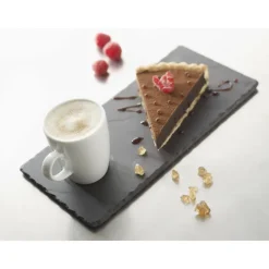 REVOL Servir, Présenter|Plateau Rectangulaire 1 encoche Ardoise 25 x 12 cm Basalt