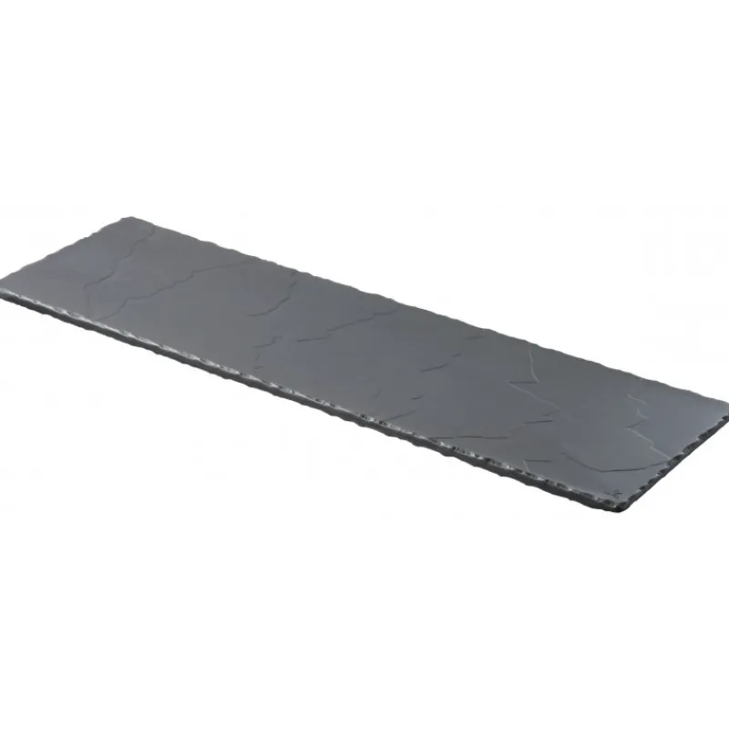 REVOL Servir, Présenter|Plateau Rectangulaire Ardoise 2/4 GN (54 x 17 cm) Basalt