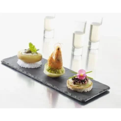 REVOL Servir, Présenter|Plateau Rectangulaire Ardoise 30 x 11 cm Basalt