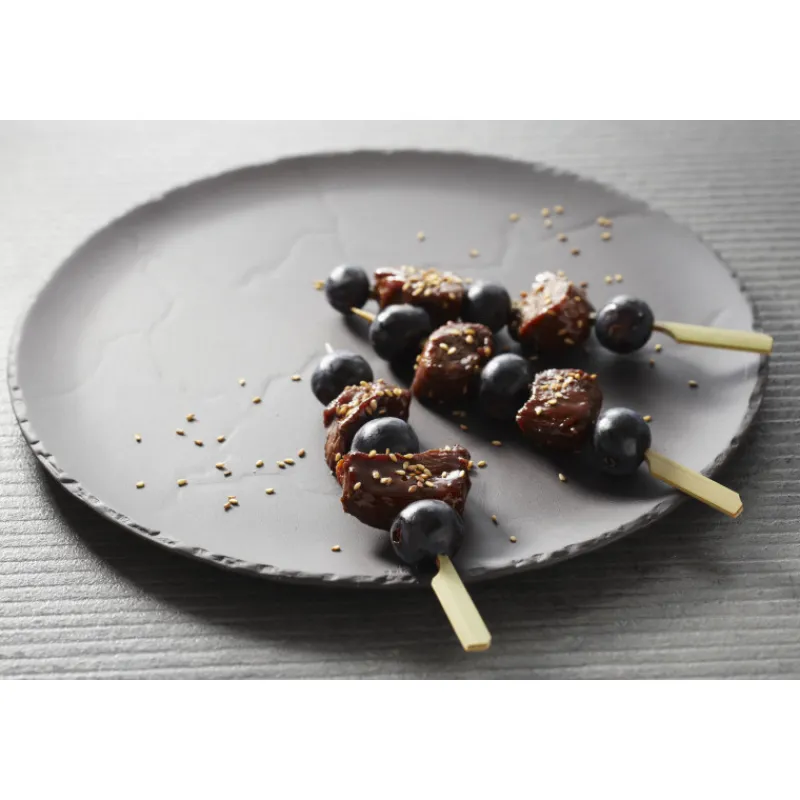 REVOL Servir, Présenter|Vaisselle|Plateau Rond Ardoise Ø 28,5cm Basalt