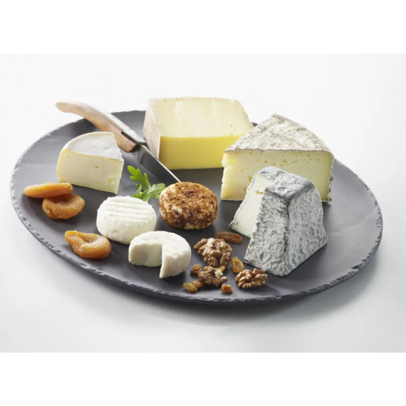 REVOL Vaisselle|Plateau Rond Ardoise Ø 32cm Basalt