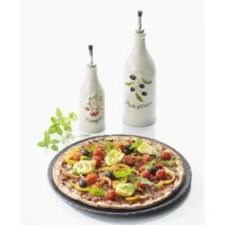 REVOL Vaisselle|Plateau Rond Ardoise Ø 32cm Basalt