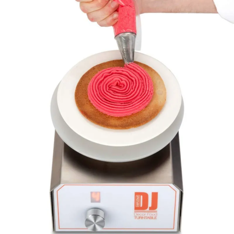 CUISINEADDICT Présentoirs Pour Gâteaux|Plateau Tournant Électrique 9 Vitesses