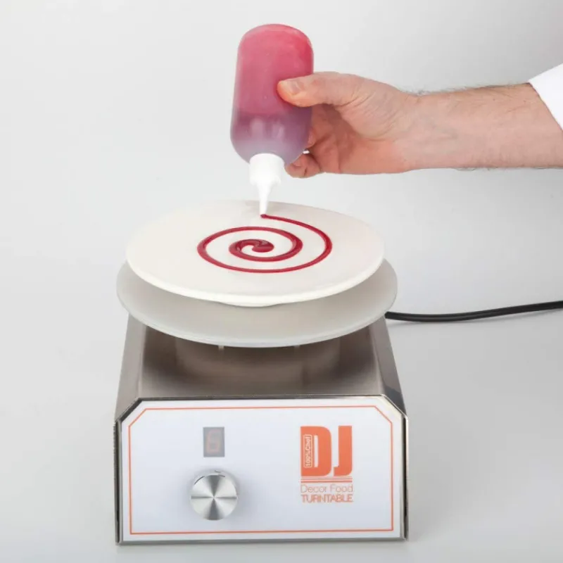 CUISINEADDICT Présentoirs Pour Gâteaux|Plateau Tournant Électrique 9 Vitesses