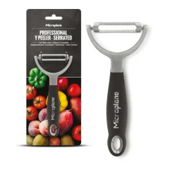 MICROPLANE Eplucheurs, Dénoyauteur|Éplucheur en Y Lame Dentelée Specialty