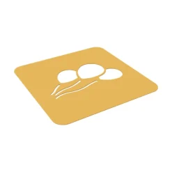 SILIKOMART Ustensiles Décor Gâteau|Pochoir Silicone Ballons 11,9 x 6,2 x H 0,1 cm (x2)