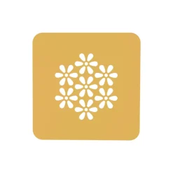 SILIKOMART Ustensiles Décor Gâteau|Pochoir Silicone Sakura Ø 10 x H 0,1 cm (x2)