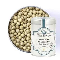 TERRE EXOTIQUE Poivre|Poivre Blanc du Costa Rica 60 g