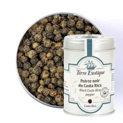 TERRE EXOTIQUE Poivre|Poivre Noir du Costa Rica 60 g