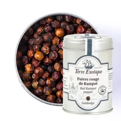 TERRE EXOTIQUE Poivre|Poivre Rouge de Kampot 50 g