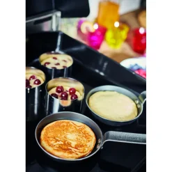 DE BUYER Poêles|Poêle à Blinis Tôle Bleue Ø 12 cm Blue Carbon