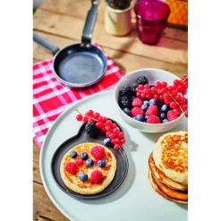 DE BUYER Poêles|Poêle à Blinis Tôle Bleue Ø 12 cm Blue Carbon