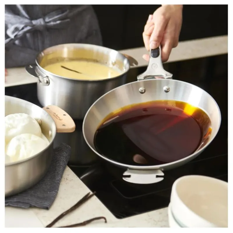 DE BUYER Poêles|Poêle à Frire Inox Amovible Ø 28 cm Alchimy Loqy