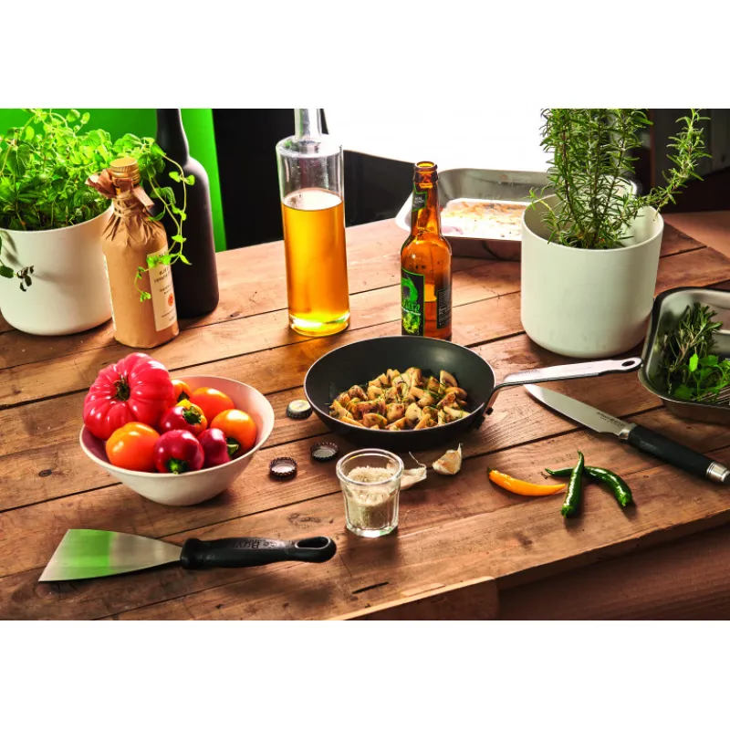 DE BUYER Poêles|Poêle à Frire Tôle Bleue Ø 24 cm Blue Carbon