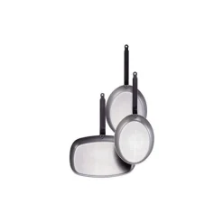 DE BUYER Poêles|Poêle à Poisson Carbone Plus 36 cm, Ovale, , Tôle Acier