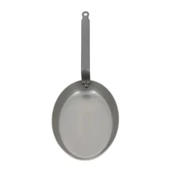 DE BUYER Poêles|Poêle à Poisson Carbone Plus 40 cm, Ovale, , Tôle Acier