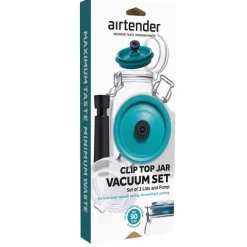 AIRTENDER Machine Sous Vide|Conservation|Pompe Sous-Vide avec 3 Couvercles pour Bocaux