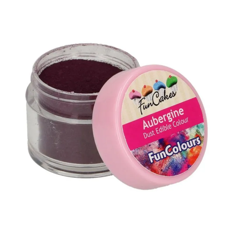 FUNCAKES Colorants Alimentaires|Poudre comestible Aubergine 1,5 g
