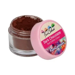 FUNCAKES Colorants Alimentaires|Poudre comestible Chocolat noir 1,5 g