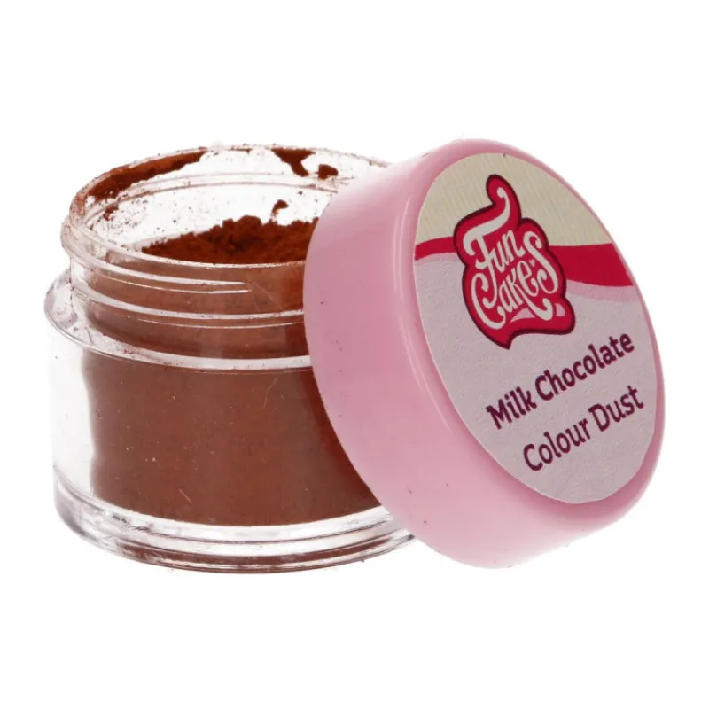 FUNCAKES Colorants Alimentaires|Poudre comestible Chocolat au lait 1,5 g