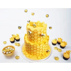 FUNCAKES Colorants Alimentaires|Poudre comestible Jaune orangé 2,5 g