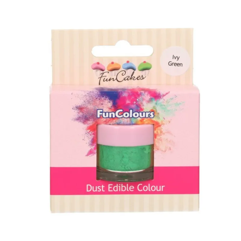 FUNCAKES Colorants Alimentaires|Poudre comestible Vert plante 1,5 g