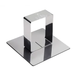 GOBEL Cercle À Patisserie|Poussoir Carré inox 58 x 58 mm