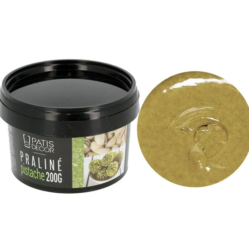 PATISDECOR Chocolat De Couverture|Praliné Pistache 200g
