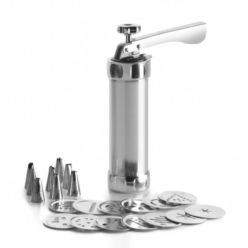 IBILI Douilles Pâtisserie|Ustensiles Pâtisserie|Presse à Biscuit et Décors Aluminium 0,2 L