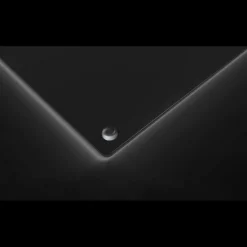 PEBBLY Planches À Découper|Protection Plaque de Cuisson en Verre 57 x 50 cm Noir