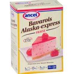ANCEL Préparation Pâtisserie|Préparation bavarois Alaska-Express Fraise 1 kg