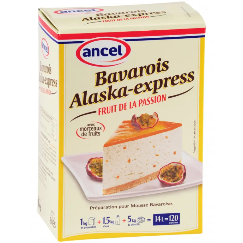 ANCEL Préparation Pâtisserie|Préparation bavarois Alaska-Express Fruits de la passion 1 kg