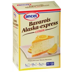ANCEL Préparation Pâtisserie|Préparation bavarois Alaska-Express Citron 1 kg