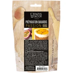 PATISDECOR Préparation Pâtisserie|Préparation Bavarois Gel Passion 100 g Patisdécor