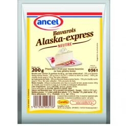 ANCEL Préparation Pâtisserie|Préparation Bavarois Neutre Alaska Express 200g