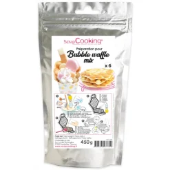 SCRAPCOOKING Préparation Pâtisserie|Préparation Bubble Waffles 450g