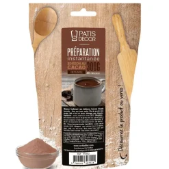 PATISDECOR Préparation Pâtisserie|Préparation Instantanée pour Boisson Cacao Intense 300 g Patisdécor