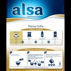ALSA Préparation Pâtisserie|Préparation pour Panna Cotta