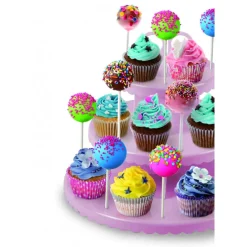 IBILI Présentoirs Pour Gâteaux|Présentoir à Cupcakes Plastique Ø 30 cm x H 24 cm