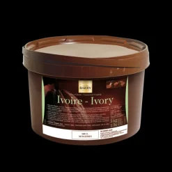 BARRY Nappages Et Glaçages|Chocolat De Couverture|Pâte à Glacer Ivoire 5 kg