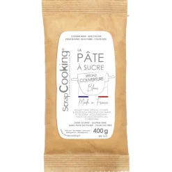 SCRAPCOOKING Trancheuse Electrique|Pâte À Sucre|Pâte à Sucre Blanche Spéciale Couverture 400g