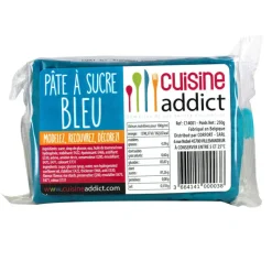 CUISINEADDICT Pâte À Sucre|Pâte à Sucre Bleu 250g