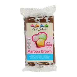 FUNCAKES Pâte À Sucre|Pâte à Sucre Marron 250g