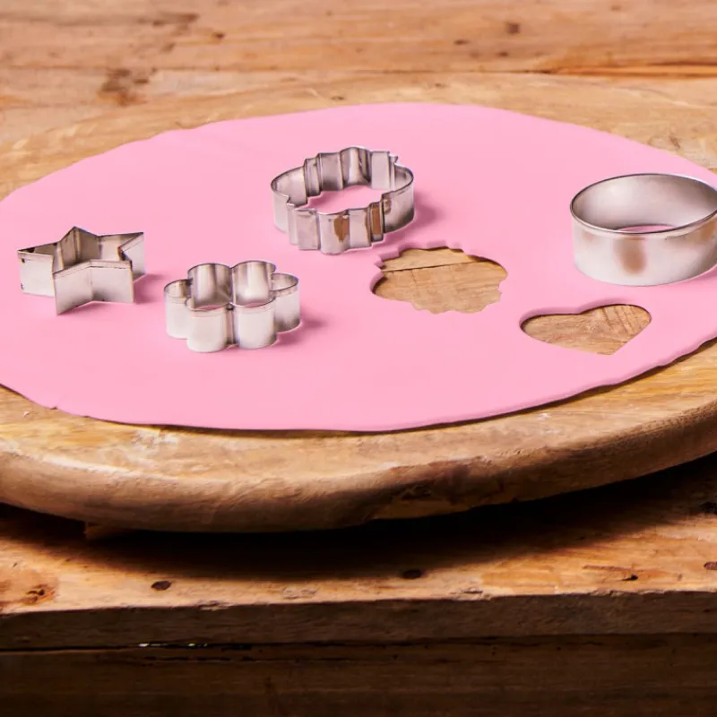 FUNCAKES Pâte À Sucre|Pâte à Sucre Prête à Dérouler Rose Pâle 430 g