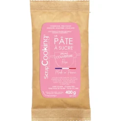 SCRAPCOOKING Pâte À Sucre|Pâte à Sucre Rose Spéciale Couverture 400 g