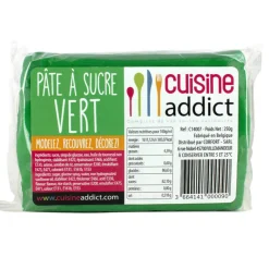 CUISINEADDICT Pâte À Sucre|Pâte à Sucre Vert 250g