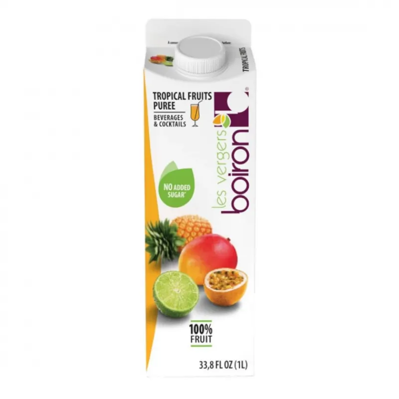 BOIRON Purée De Fruits, Coulis De Fruits|Purée de Fruit Tropicaux 1 L