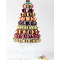 MALLARD FERRIERE Présentoirs Pour Gâteaux|Pyramide à Macaron verticale 10 plateaux amovibles